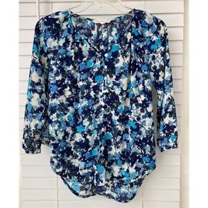 XS Olive & Oak blue blouse